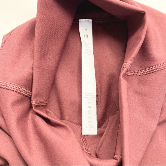 NWT! LULULEMON Wunder Under Tight 25” Red Merlot 4 - Picture 5 of 6